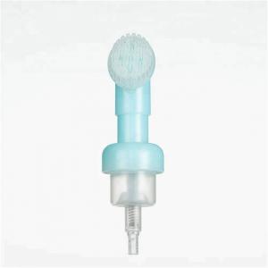  30mm Solid White Foam Pump Dispenser With Soft And Food Grade Silicone Brush Manufactures