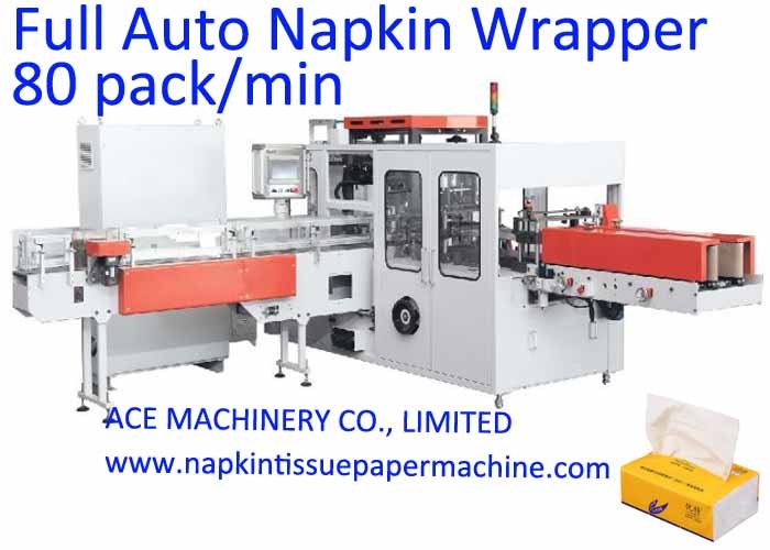  Automated 80 Pack/Min Facial Napkin Packing Machine Manufactures