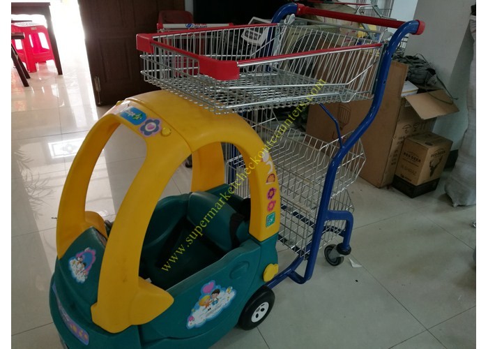  Child Size Children Shopping Carts Mall Toy Cart Kids Shopping Trolley Manufactures