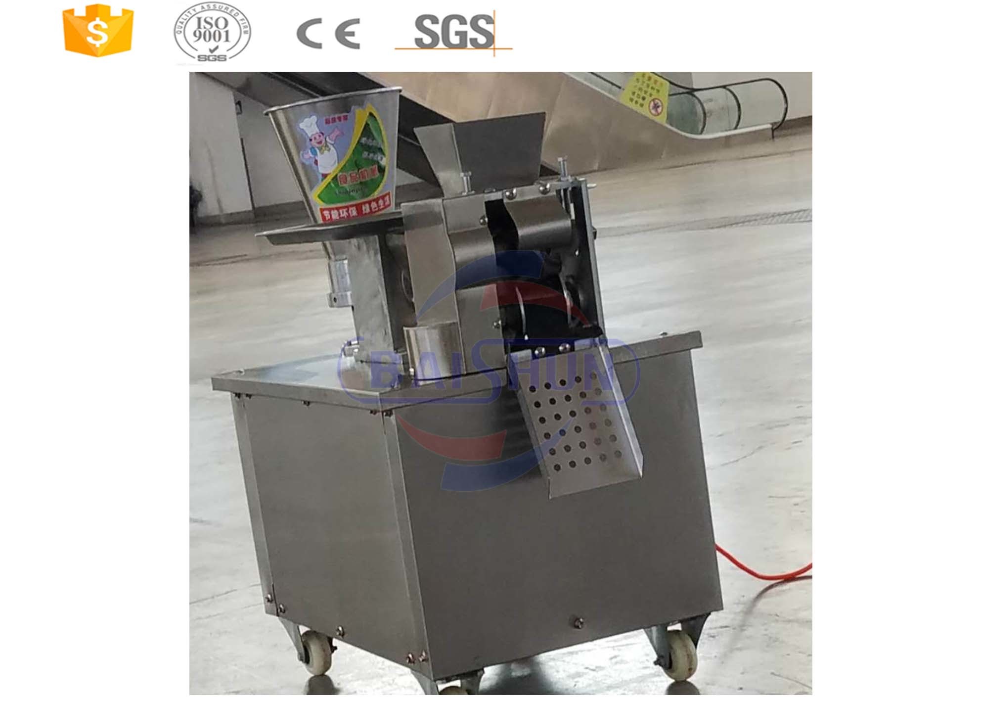  High Speed Industrial Food Machinery Small Dumpling Machine For Restaurants / School Manufactures