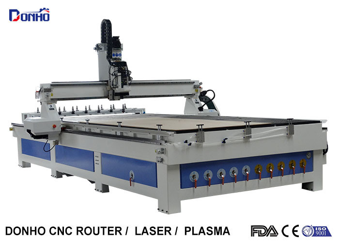  ATC CNC Wood Milling Machine Craftsman CNC Router With Two Linear Tools Banks Manufactures