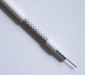  Double Shielded RG59 Coaxial Cable with CCS Inner Conductor , UL Standard Manufactures