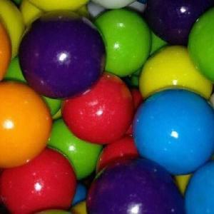  Bubble Chewing Gum Balls, Different Colors and Sizes, FDA Approved Manufactures