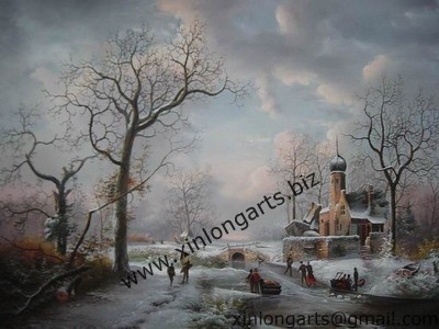  Landscape Oil Painting On Canvas For LP18 Manufactures