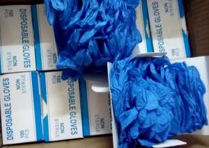  100% Nitrile Disposable Hand Gloves Non Medical Touch Screen Safety Nitrile Gloves Manufactures