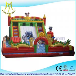  Hansel giant inflatable space bouncer slide Manufactures