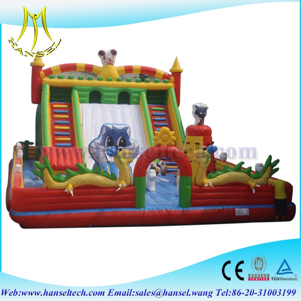Buy cheap Hansel giant inflatable space bouncer slide from wholesalers
