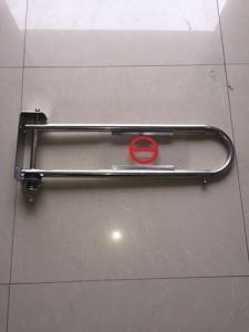  Silver Supermarket Swing Barrier Gate  800mm Stretched Length Fixup Entry Gate Manufactures