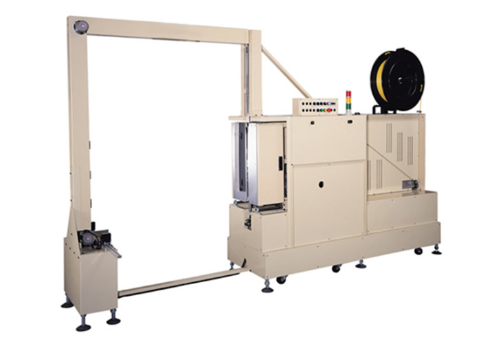  A - 72AO Vertical Pallet Automatic Strapping Machine With Movable Track Manufactures