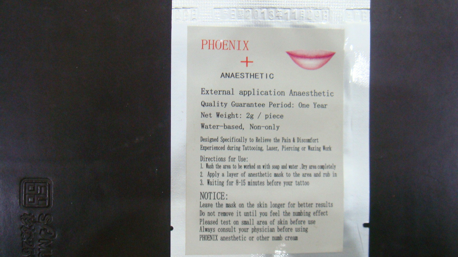  Phoneix Permanent Makeup Tattoo Topical Anesthetic , Topical Skin Numbing Cream Manufactures