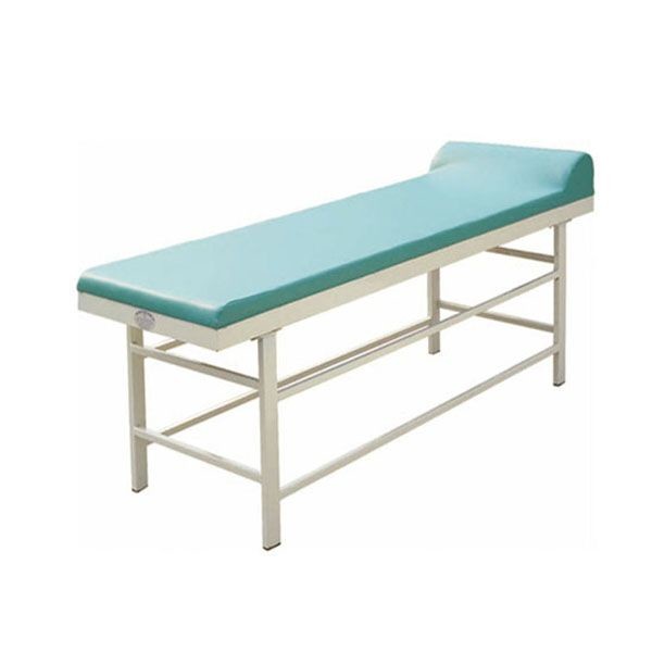  Green Color Medical Examination Couch With Pillow , Portable Medical Exam Table  Hospital Patient Table Manufactures