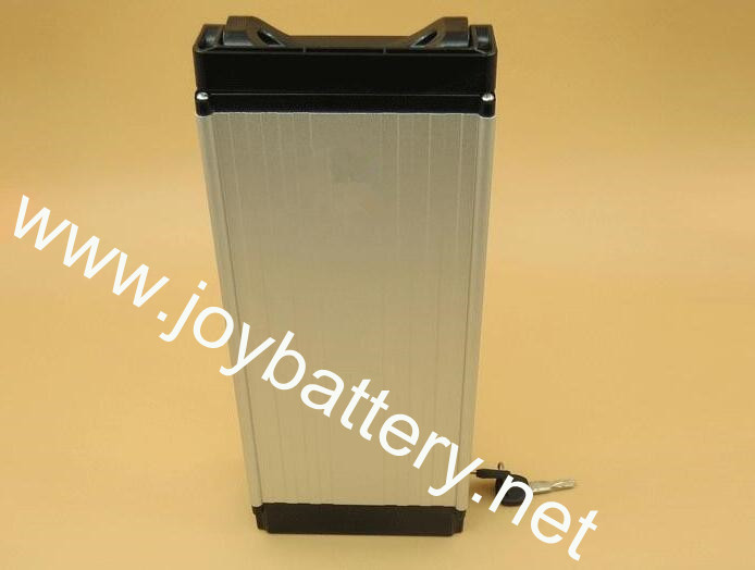 High quality rechargeable rear rack ebike battery 36V 10Ah ebike battery,rear rack flat type ebike battery pack Manufactures