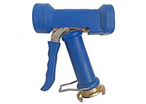  Adjustable Brass Blue Washing Gun High Reliability For Hot Water Cleaning with Claw-lock Coupling Manufactures