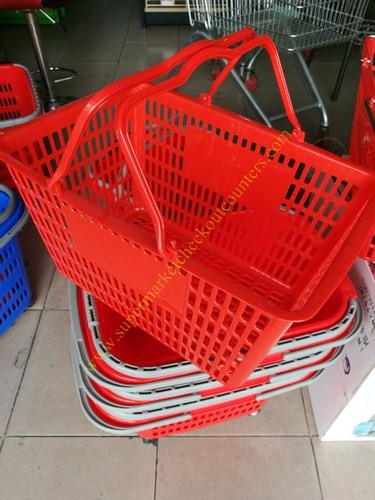  Retail Grocery Supermarket Hand Held Shopping Baskets 20kg Capacity Manufactures
