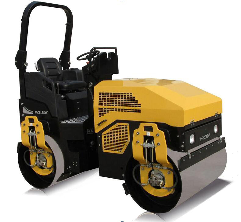  3 Ton Ride - On Road Roller For Asphalt Roads With Yanmar Engine  CE SGS Manufactures