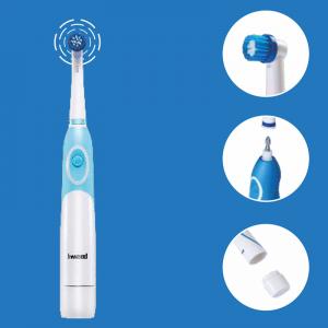 Dry battery rotary electric toothbrush 45 ° rotary cleaning portable oral cleaning Manufactures
