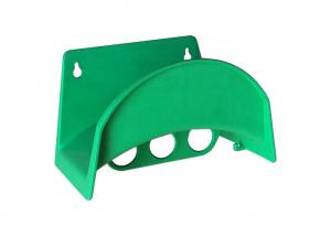  PP Plastic Wall Mounted Hose Holder Green Color With Hanging Hook Holes Manufactures