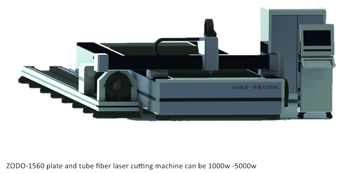  6015  Metal tube and plate fiber laser cutting machine with rotary device Manufactures