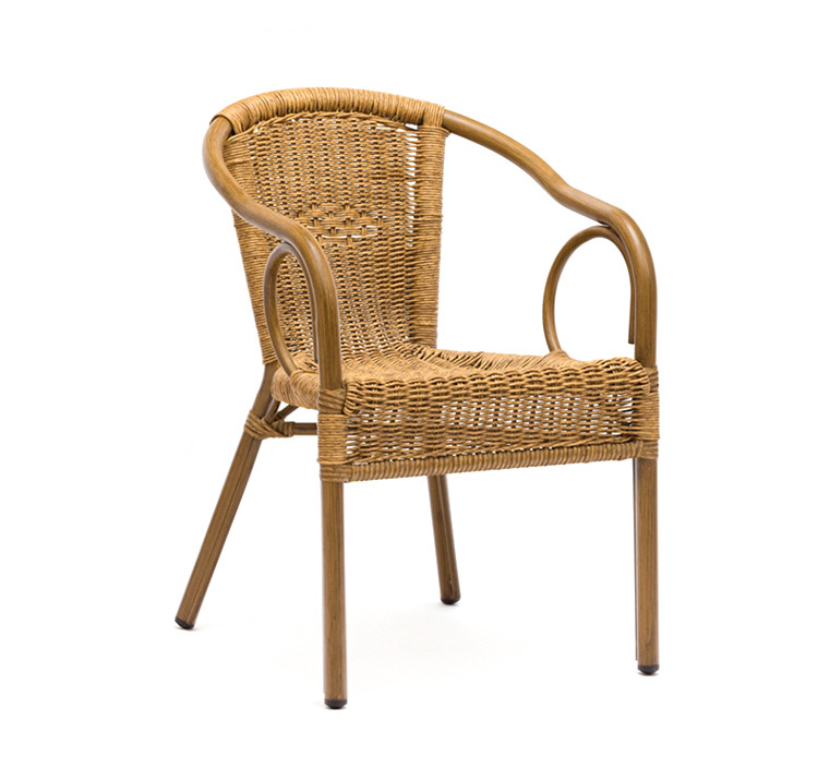  H104cm D50cm W50cm Outdoor Wicker Dinning Chair Comfortable Manufactures