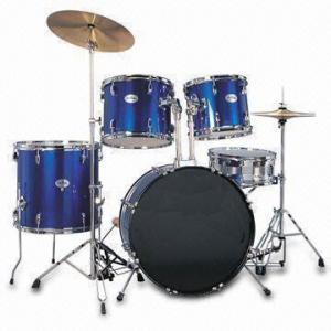  5-piece Popular Drum Set with Symbols, Throne, Snare and Symbol Stand Manufactures