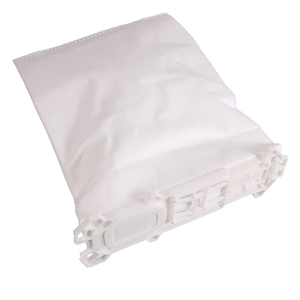  Non-woven fabric dust white bag plastic card bored air filter dust bag for vacuum cleaner Vorwerk Kobold VK 135 136 Manufactures