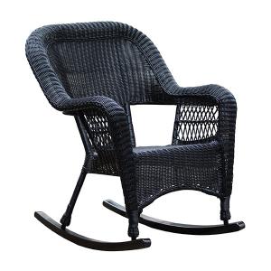  Classic Living Room Garden Rocking Chair PE Rattan Armchair Manufactures