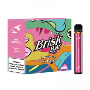  Brisk Bar Pink Lemonad 6ml Flavored E Cigarette Vaporizer Pen Kit 2000 Puffs Manufactures
