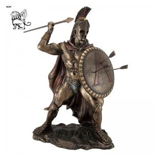  Spartan Warrior Sculpture Bronze Garden Statues Life Size Metal Craft Manufactures
