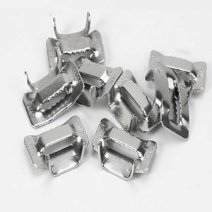  9.5mm Max Tie Width ODM Stainless Steel Banding Buckles Manufactures