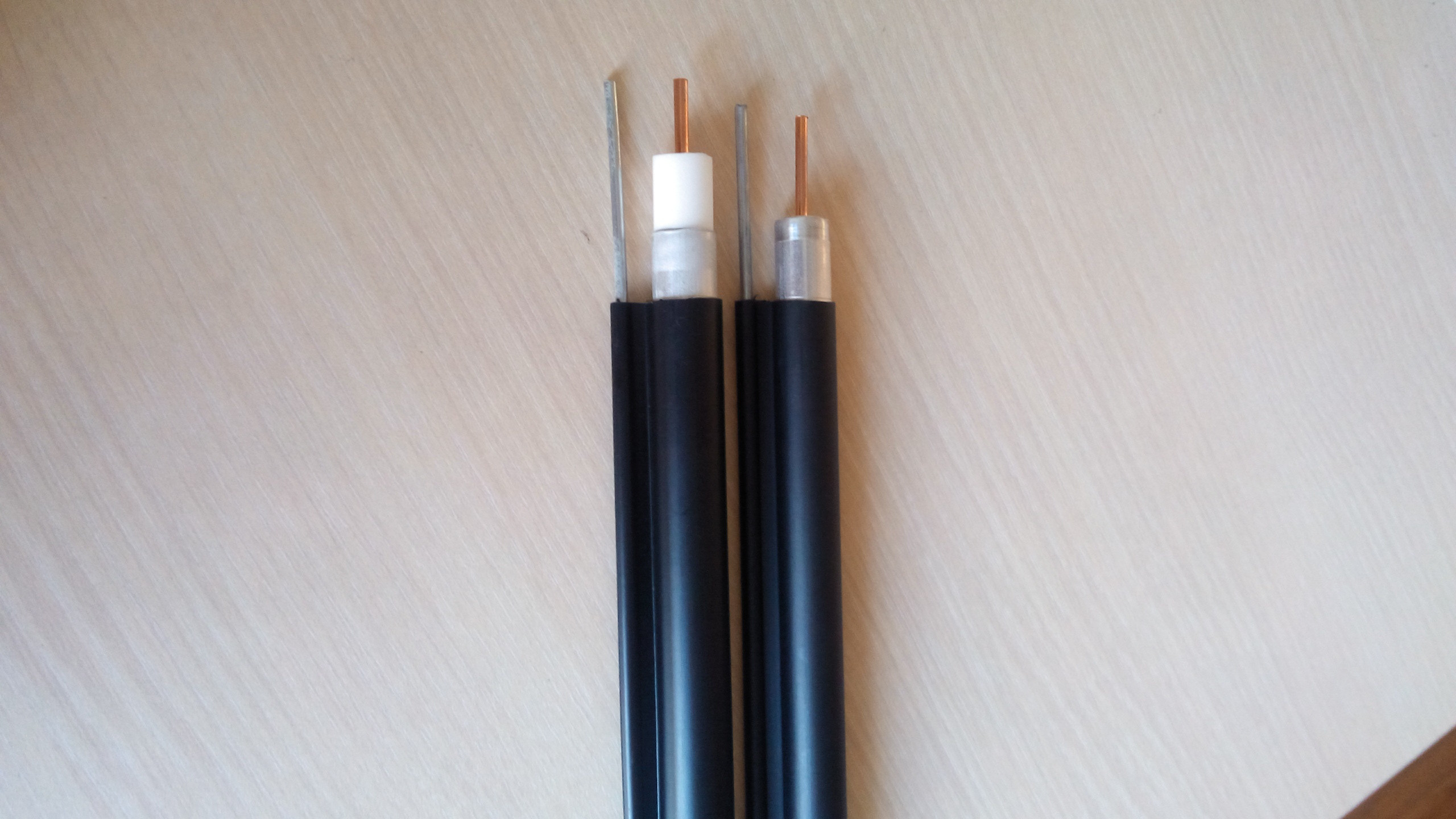 Indoor CATV Trunk Cable Broadband  Braiding Distribution RG216 Coaxial Cable 75 Ohm Manufactures