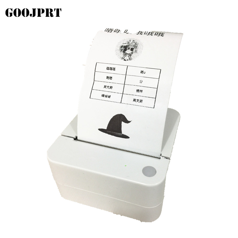  USB Ports 58mm Wireless Bluetooth Printer Simple Appearance For IOS / Android Manufactures