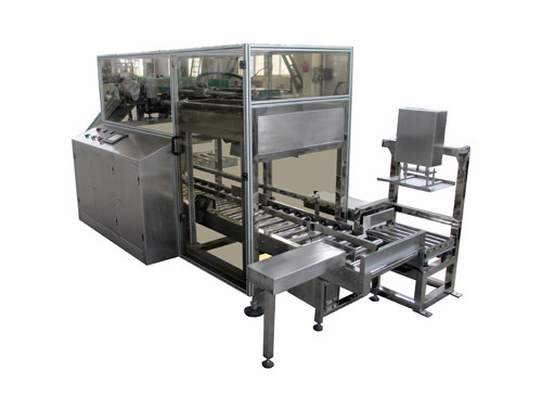  Touch Panel Control Filling Capping Machine Automatic Case Filling Machine For Soft Bag Manufactures