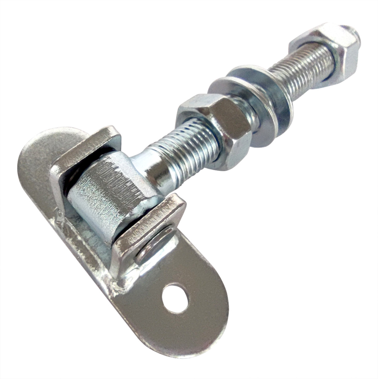  M20 Adjustable Wood Fence Gate Hinge Hardware With Long Bolt Nut White SGS IOS TUV Manufactures