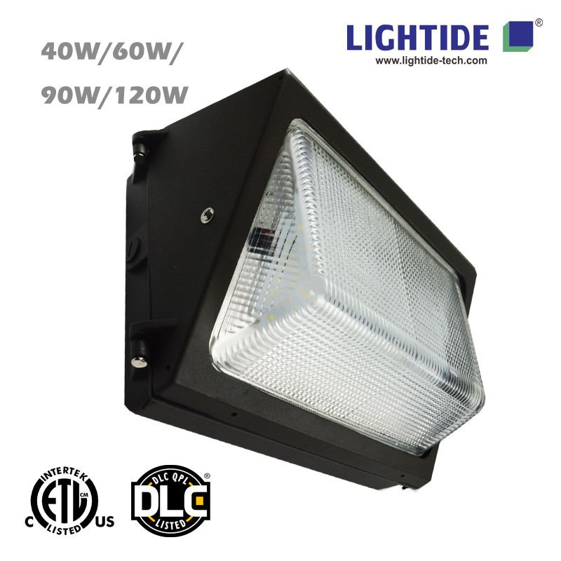 Buy cheap DLC Premium Semi Cut-off Wall Pack LED Fixture-Glass Refractor 60W from wholesalers