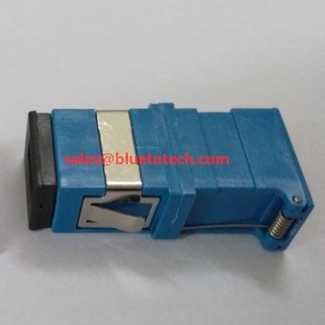 Blue / Green Optical Cable Adapter , SC Side Shutter Adapter With ABS / PBT Material