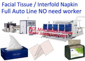  V Fold Hand Towel Machine With Auto Transfer To Paper Towel Packing Machine Manufactures