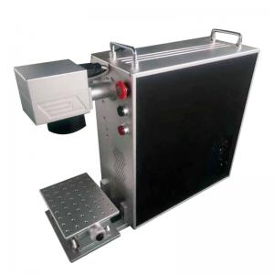 Portable 20W 30W 50W metal fiber laser engraving cutting laser marking machine Manufactures