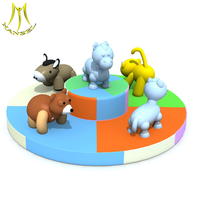  Hansel  soft outdoor playground equipment for kid animal carousel Manufactures