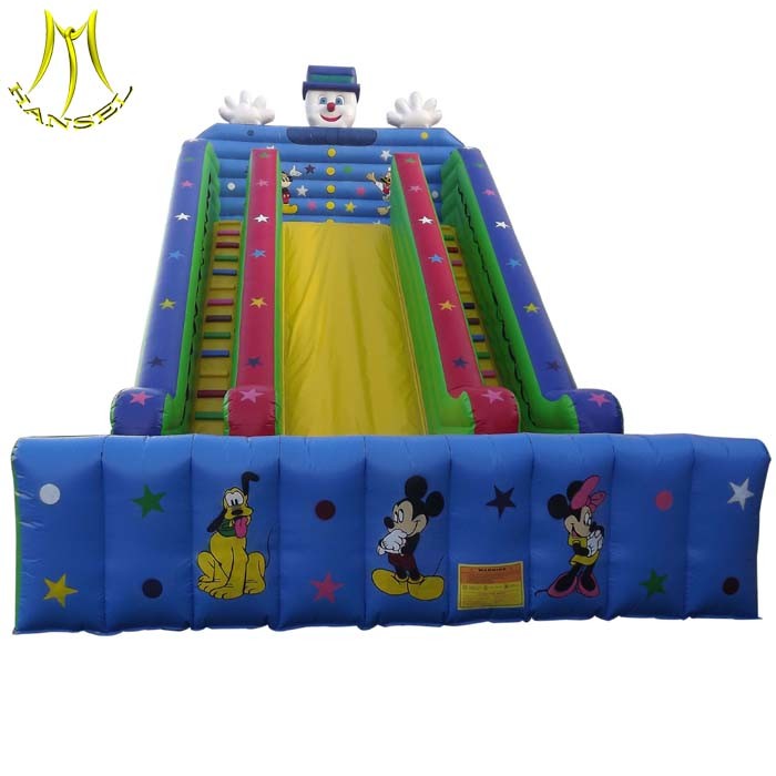  Hansel low price amusement theme park equipment inflatable water slides Manufactures