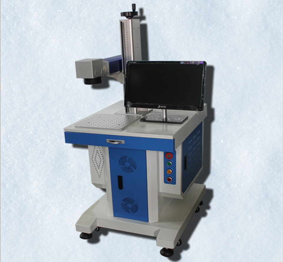  30W fiber laser marking machine for metal/plastic/tag/key chains/pen laser marker Manufactures