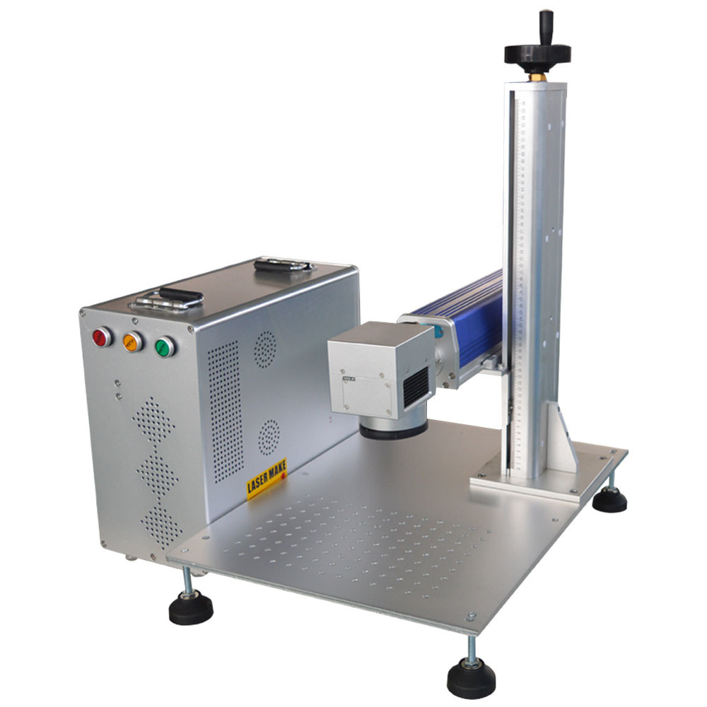 Buy cheap Autofocus 50W split fiber laser marking machine laser engraving machine from wholesalers
