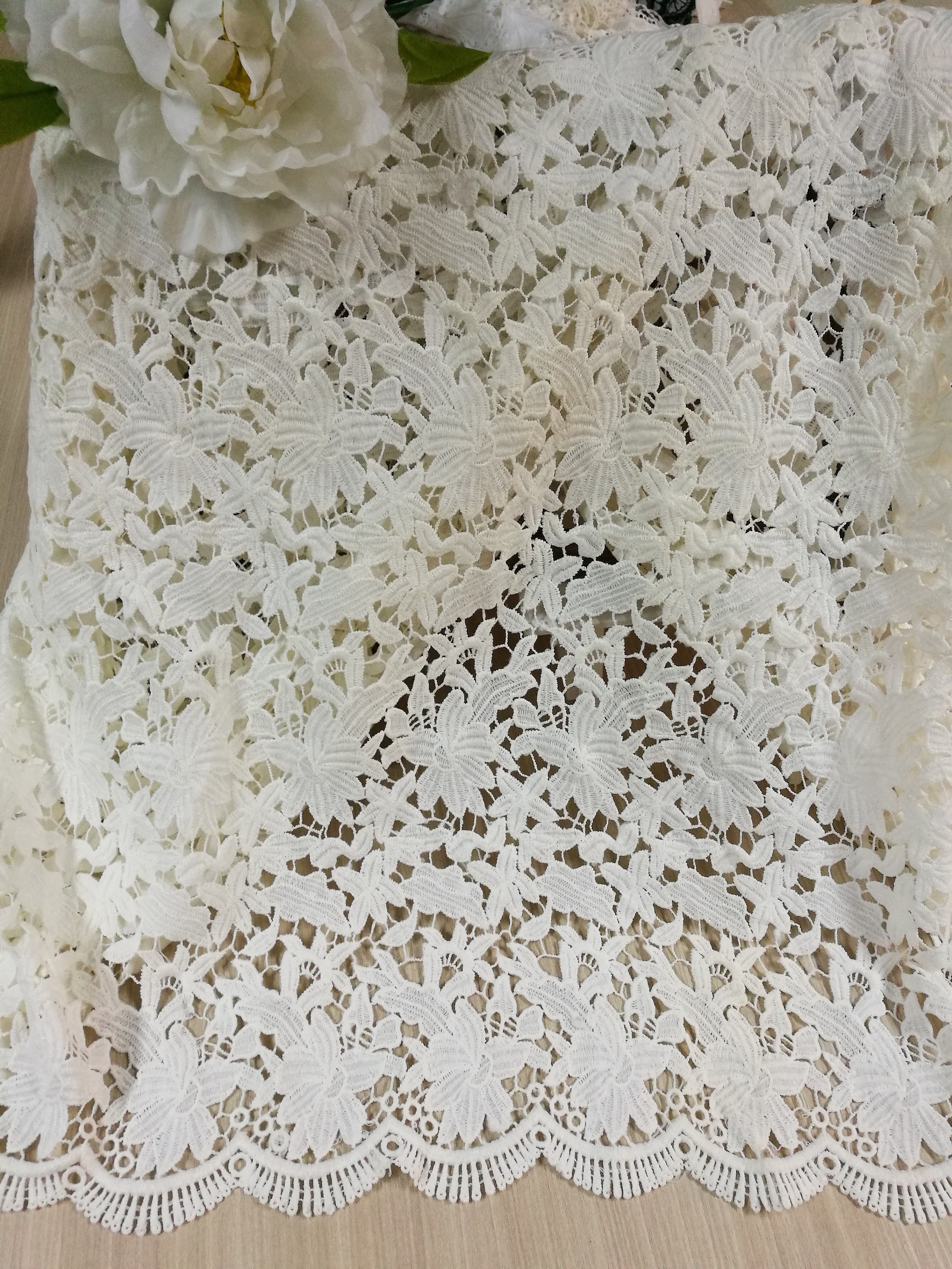  120cm Allover Lace Fabric Embroidery Multipattern OEKO TEX 100 Approved Manufactures