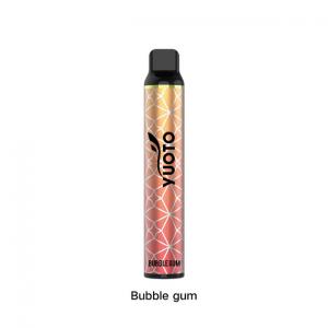  5% Nicotine Disposable Cbd Vape Pen With 1350mAh Battery Bubble Gum Manufactures