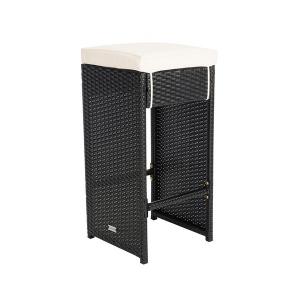  Stackable Height 700mm Depth 400mm Modern Wicker Bar Stools Durable Manufactures
