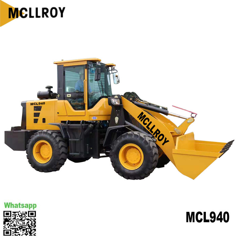  Customized Color Mini Wheel Shovel Loader MCL940 ZL940 Hydraulic Pilot For Option Manufactures