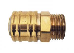  Industrial Quick Release Air Pressure Quick Coupler , Air Line Quick Release Couplings Male Thread Manufactures