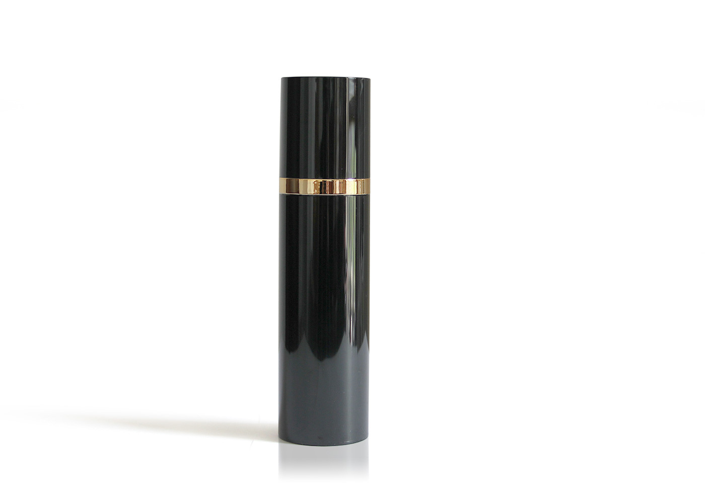  Cosmetics 100ml Airless Pump Bottle / Elegant Dark Airtight Pump Bottle Manufactures