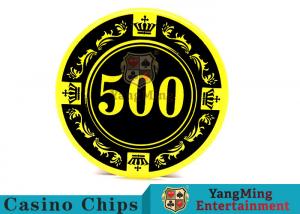  12g Colorful Casino Quality Poker Chips With Crown Screen Convenient To Carry Manufactures