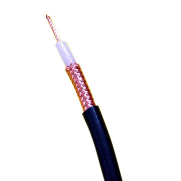 Braided RG58A/U Coaxial Cable , 50 Ohm Cable With Low Signal Loss For CCTV, Broadcast station Manufactures