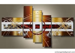  Abstract Paintings 5 Panels Manufactures